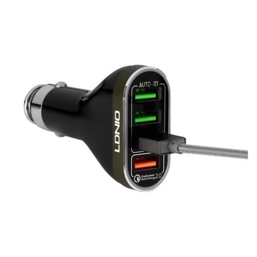 Cargador celular para auto 4 USB Carga Rápida C70IQ